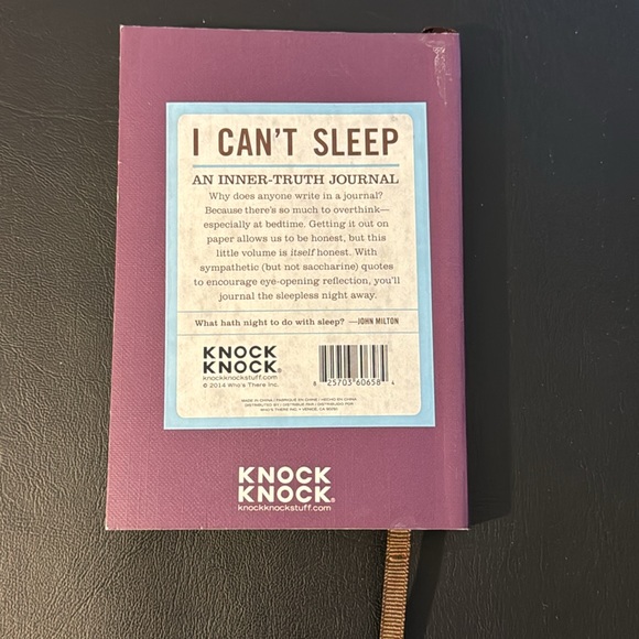 NEW: I Can’t Sleep Journal by Knock Knock - Insomnia - Journaling Self Care - Picture 9 of 13
